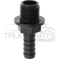 Schlauchtülle gerade, Ø 13mm x AG 1/2"