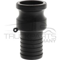 Camlock V-Teil Typ E 1 1/2" x Ø 40mm