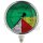 Manometer Ø100mm 0-20-40-60 unten 1/4"
