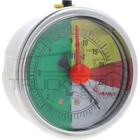 Manometer 0-5-25 rückseitig 1/4"