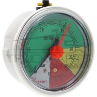 Manometer Ø63mm 0-20-40-60 bar 1/4" H-FL