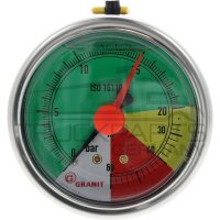 Manometer Ø63mm 0-20-40-60 bar 1/4" H-FL