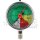 Manometer 0-8-25 bar rückseitig 1/4"