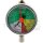 Manometer 0-8-25bar unten 1/4"