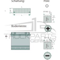 Batterie 12 V / 45 Ah
