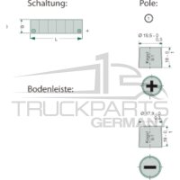 Batterie 12 V / 100 Ah