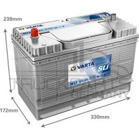 Starterbatterie 12V / 105Ah