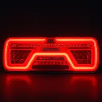 LED Rücklicht links | 12-24v | 7-PIN mit 4x SuperSeal | VC-2001B7SS