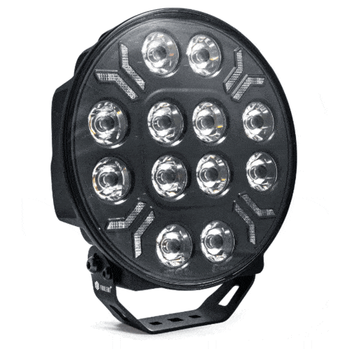 LED Ypsilon 12LED gelb-weiß mit Blitzer 8000lm - 3m Kabel | WD-12080.1