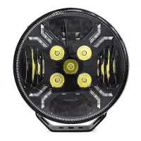 LED Ypsilon 9LED gelb-weiß mit Blitzer 7850lm - 3m Kabel | WD-12078.1