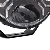 LED Ypsilon 9LED gelb-weiß mit Blitzer 7850lm - 3m Kabel | WD-12078.1
