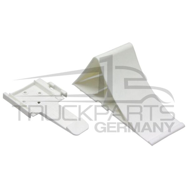 Unterlegkeil mit Halter, weiss