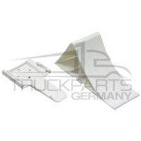 Unterlegkeil mit Halter, weiss