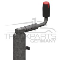 Stützrad mit Rad 260x65