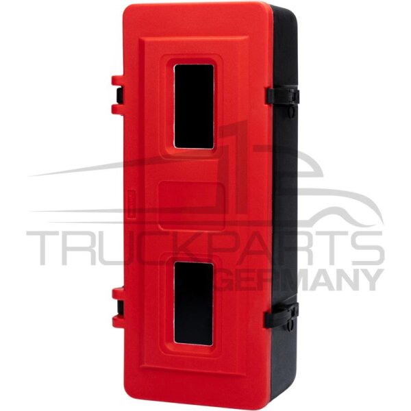 Feuerlöscherk. rot/schwarz 700x320x255