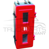 Feuerlöscherk. rot/schwarz 700x320x255