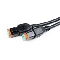Y-Kabel 1 x 30cm MALE & 2x 100cm FEM | WAC-30100Y