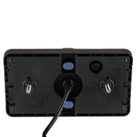 LED Rücklicht, (nicht dreieckig) links 12-24v 200cm Kabel | VC-6051