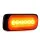 LED Blitzer R65 + Halo-Ring, gelb-rot 12-24v