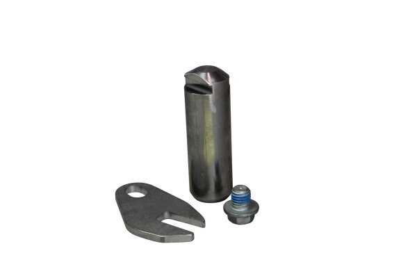 Bolzen 28x85 mit Lasche für MBB-Palfinger