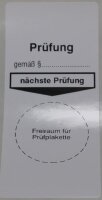 UVV-Trägerplakette für Ladebordwände
