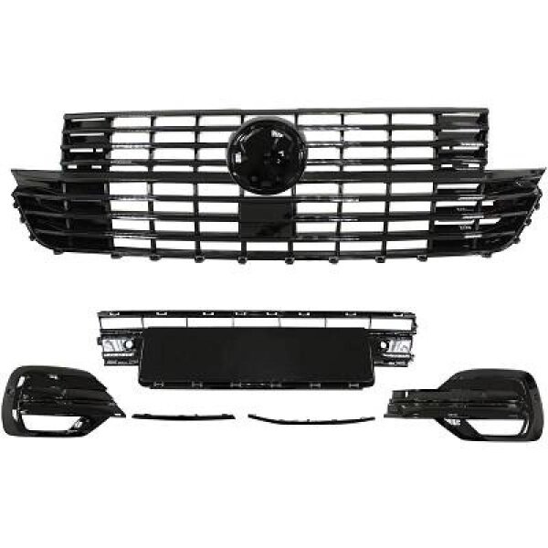 Designgrill Set Vorne T6.1 19-24 Für Emblem,