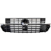 Designgrill Vw T6.1 19-24 Schwarz Glanz/Chrom