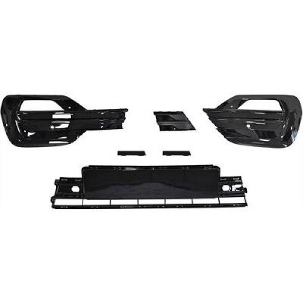 Gitter Satz Vw T6.1 19-24 Schwarz Glänzend