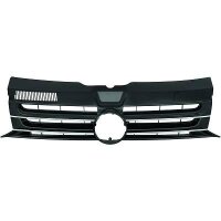 Kühlergrill Transp. T5 09-15 Schwarz-Chrom