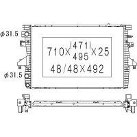 Kühler Vw T5 04/2003-11/2009