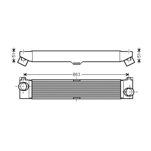 Ladeluftkühler Fiat Ducato 250/ Boxer 06-
