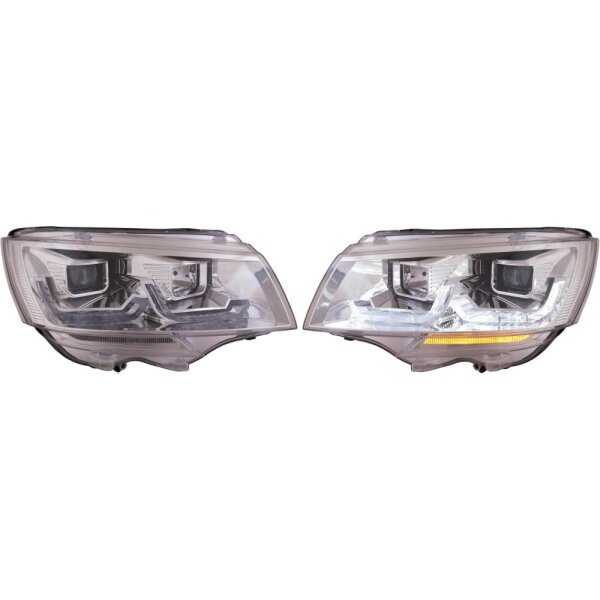 Designscheinw. Set T6.1 19-24 Klarglas/Chrom,