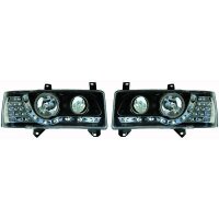 Designscheinw.Set T4 90-03 Klarglas/Schwarz