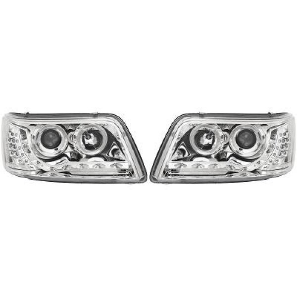 Designscheinw.Set T5 03-09 Klarglas/Chrom