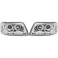 Designscheinw.Set T5 03-09 Klarglas/Chrom