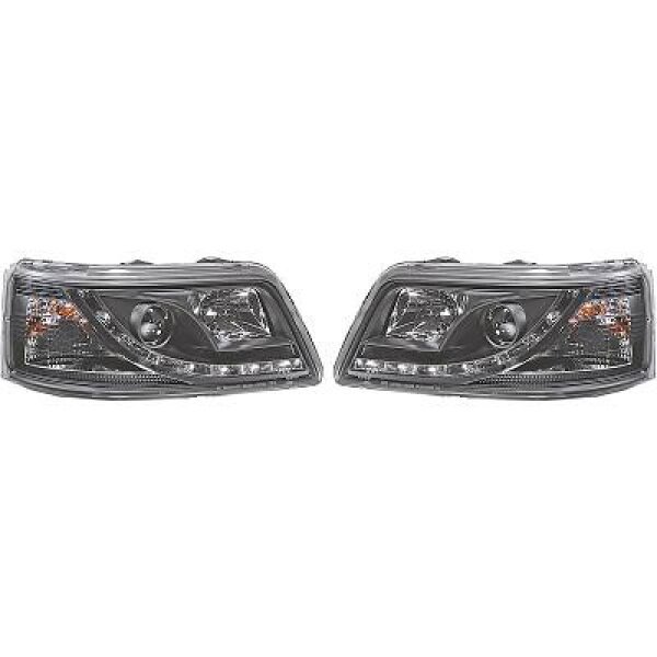 Designscheinw.Set T5 03-09 Klargl./Schwarz