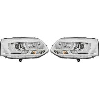 Designscheinw.Set T5 09-15 Klargl./Chrome