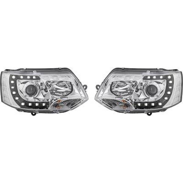 Designscheinw.Set T5 09-15 Klarglas/Chrom