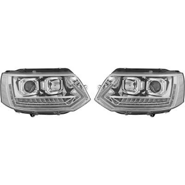 Designscheinw.Set T5 09-15 Klarglas/Chrom