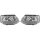 Designscheinw.Set T5 09-15 Klarglas/Chrom