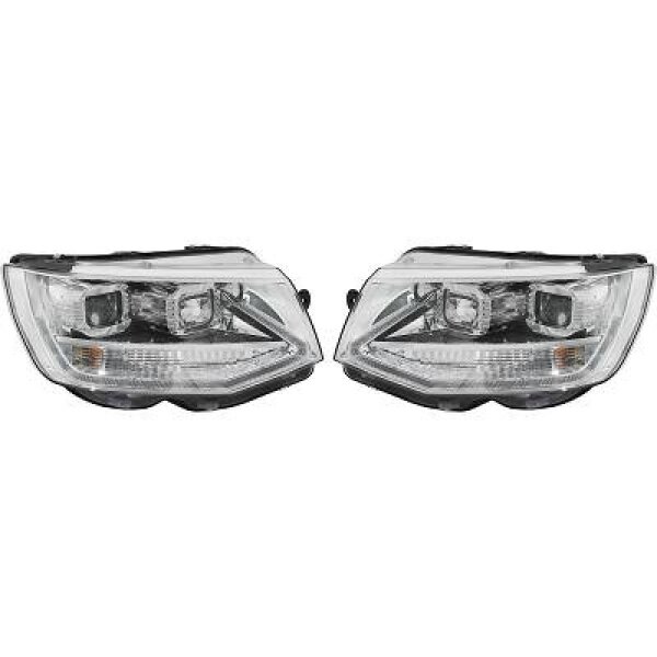 Designscheinw.Set T6 15-19 Klargl./Chrome