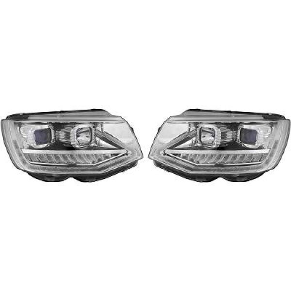 Designscheinw.Set T6 15-19 Klargl./Chrome