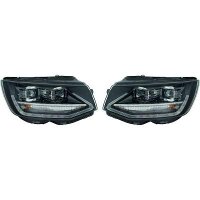 Designscheinw.Set T6 15-19 Klargl./Schwarz