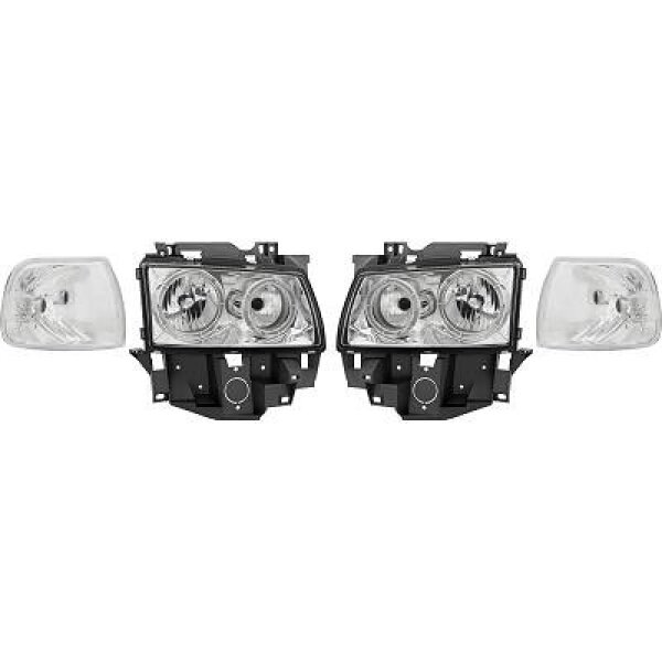 Designscheinwf.Set T4 97-03 Klargl/Chrom