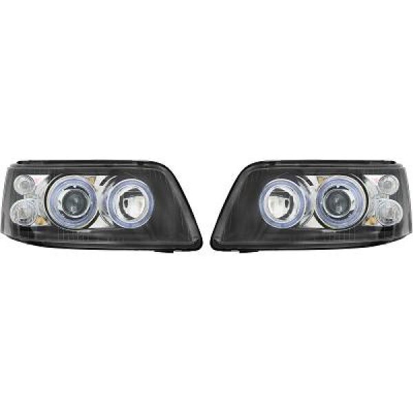 Designscheinwf.Set T5 03-09 Klarglas/Schwarz
