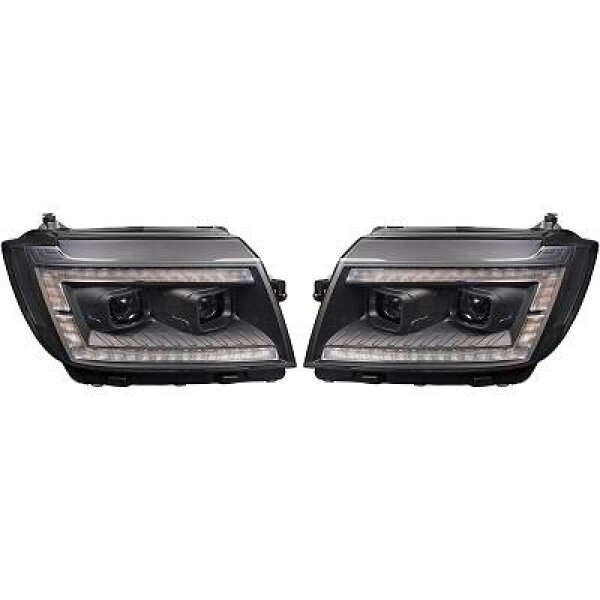 Scheinwerferset Crafter 17->> Schwarz,