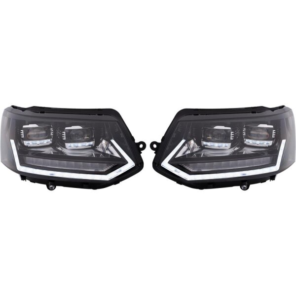 Voll-Led Scheinw. Set T5 09-15 Schwarz,