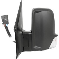 Spiegel Li. Sprinter 09->> Schwarz; 6-Pin