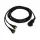 Kabelbaum 5-polig, 5,0m lang ohne DC-Kabel mit 13-polig