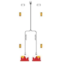 Kabelbaum 5-polig, 3,0m lang ohne DC-Kabel mit 7-polig